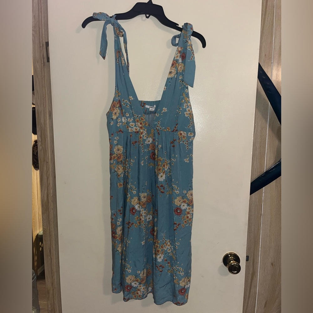 O'Neill Teal Floral Dress